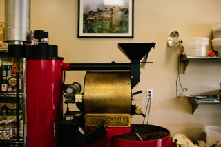 coffee roaster, San Franciscan, SF6, red coffee roaster