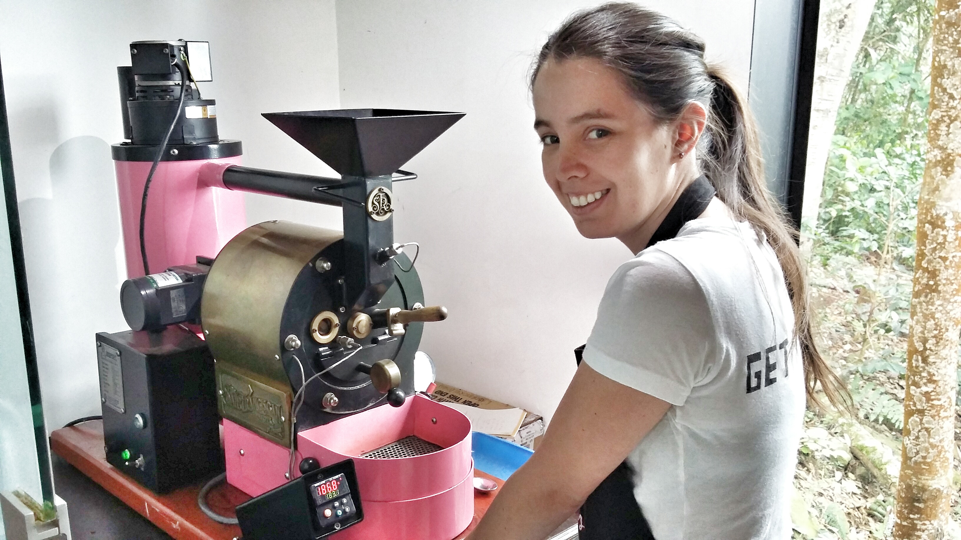 Luisa Fernanda Quintero, winner of the National Roaster's Championship in Colobmia.