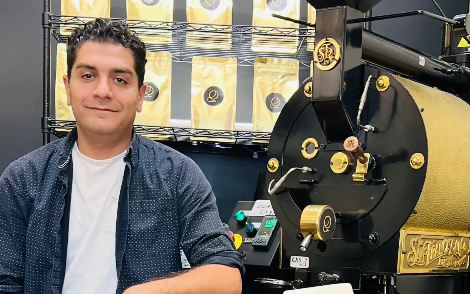 Henrikh Abajyan with his San Franciscan SF-6