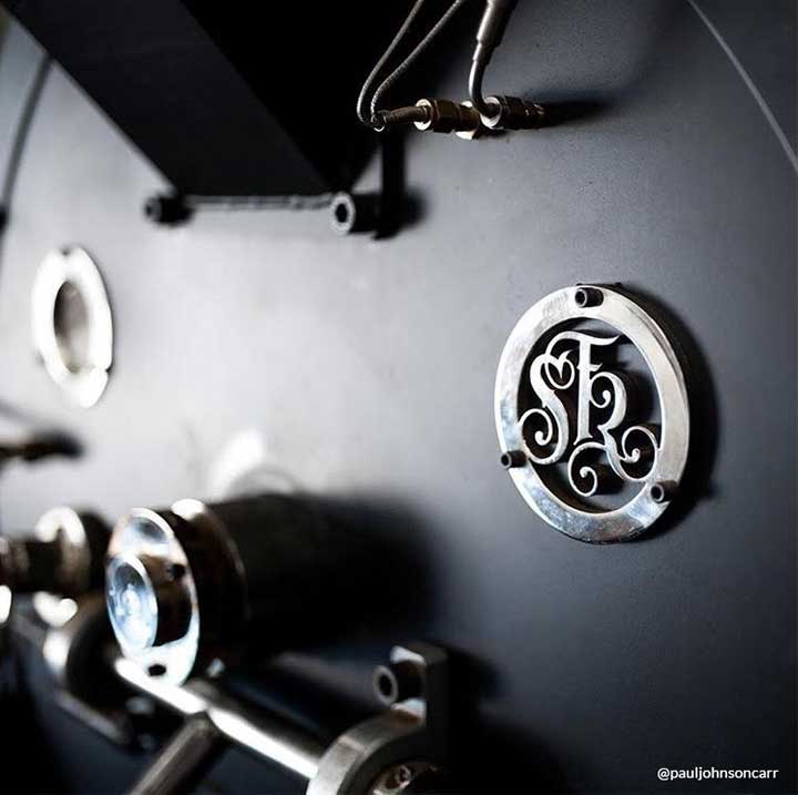 faceplate of 35kg coffee roasting machine