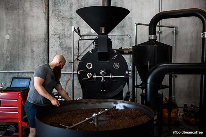 customized large coffee roaster