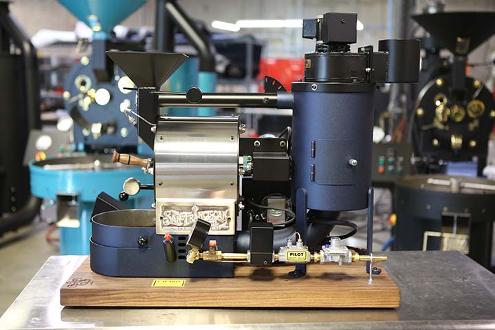 roasting coffee samples