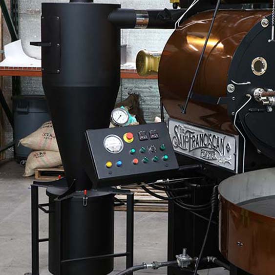 SF-75 roaster control panel