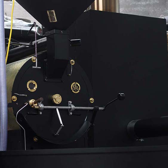 faceplate of 35kg coffee roaster